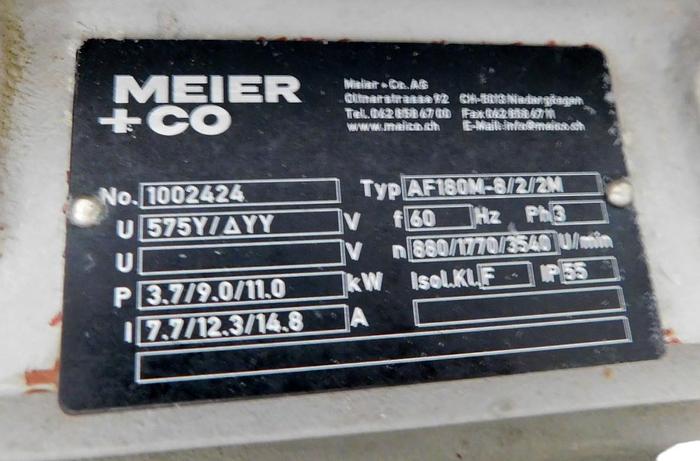 Used 500 LITER KRIEGER TRIPLE MOTION MIXER - 316L S/S - VACUUM - JACKETED