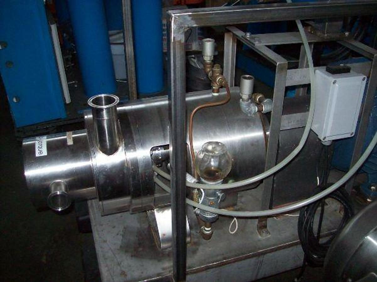 Used 30 HP HIGH SHEAR INLINE MIXER - SANITARY S/S