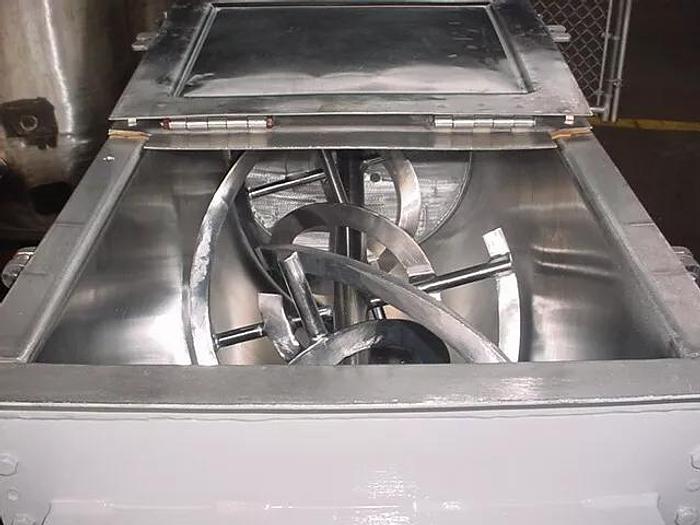 Used 5 CU. FT. J.H. DAY DOUBLE RIBBON BLENDER - SANITARY S/S - 3 HP