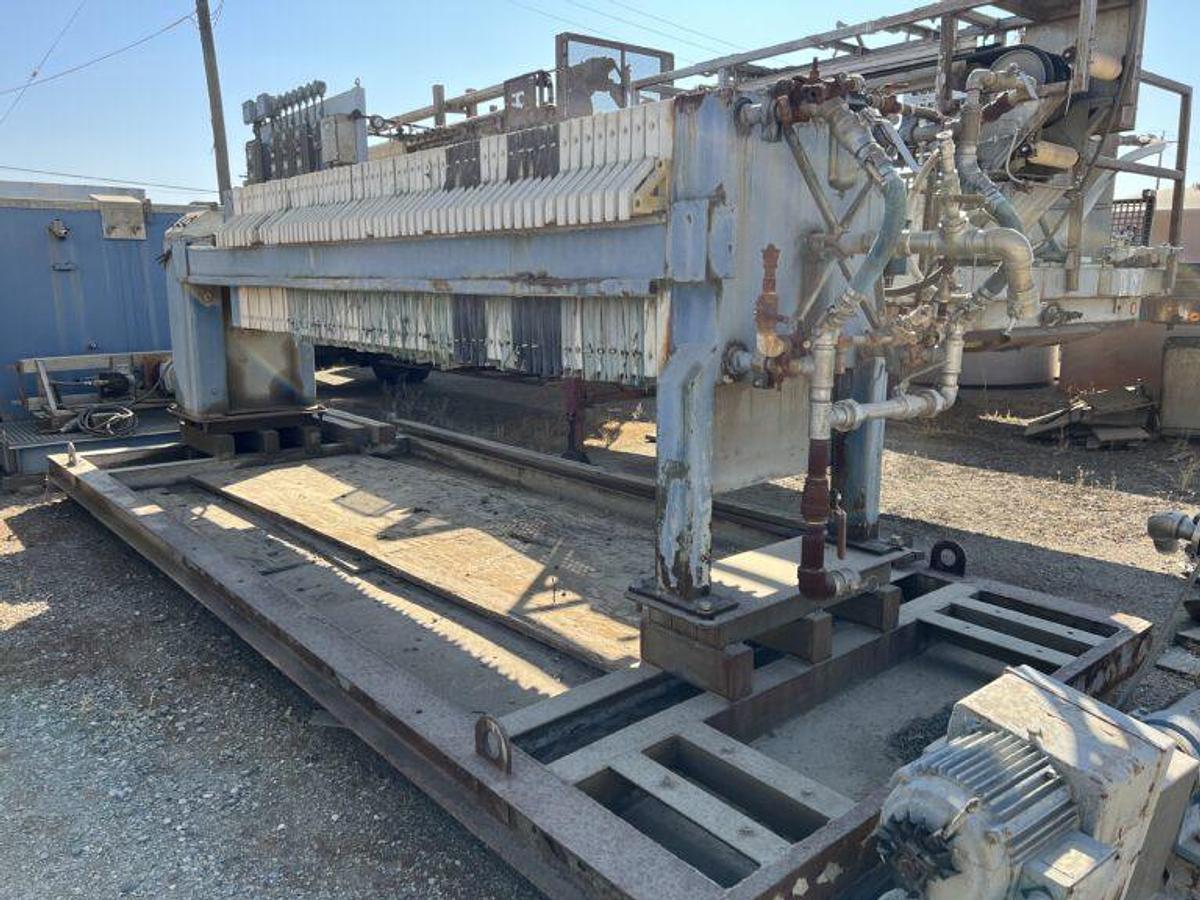 Used 30 CU. FT. PACIFIC PRESS PAC FILTER PRESS - 800 MM