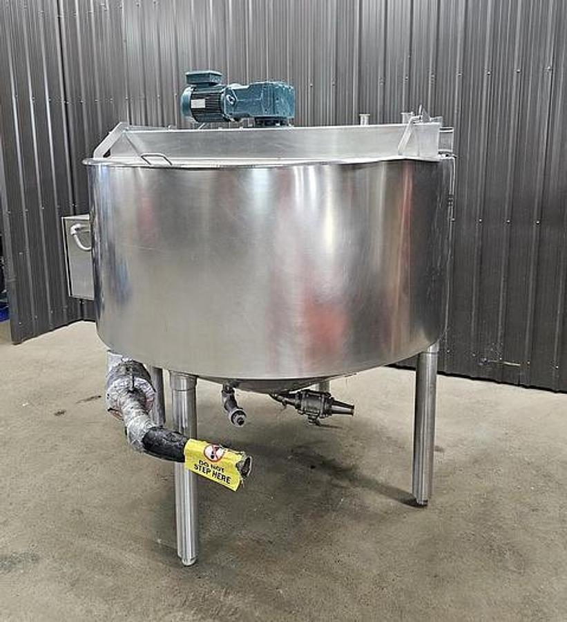 Used 500 GALLON CHESTER JENSEN COOKER COOLER - S/S - JACKETED
