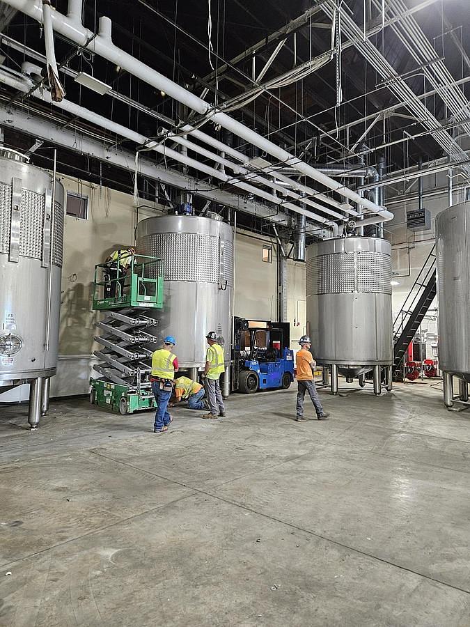 Used 6,000 GALLON CRIVELLER KOSHER FERMENTER TANKS - S/S - JACKETED (5)