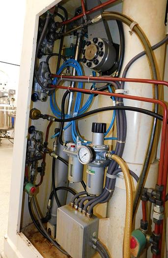 Used 500 LITER KRIEGER TRIPLE MOTION MIXER - 316L S/S - VACUUM - JACKETED