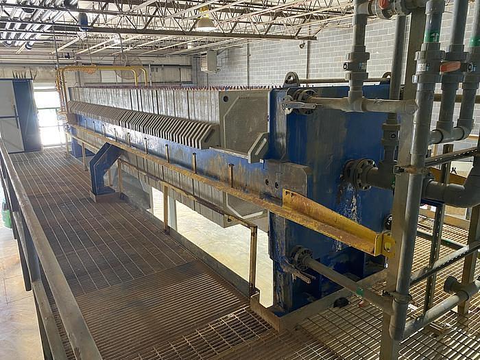 Used 130 CU. FT. MICRONICS FILTER PRESS - 1200 MM