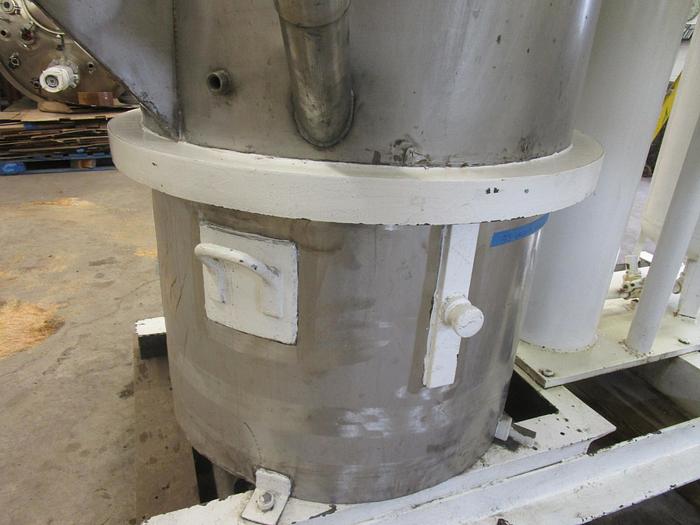 Used 75 GALLON ROSS DOUBLE PLANETARY MIXER - NON-VACUUM WITH (2) SINGLE WALL MIX CANS