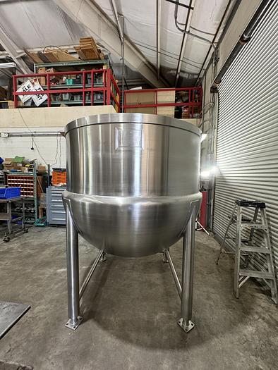 500 GALLON KETTLE - SANITARY 316 S/S - 90 PSI