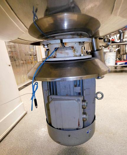Used 500 LITER KRIEGER TRIPLE MOTION MIXER - 316L S/S - VACUUM - JACKETED