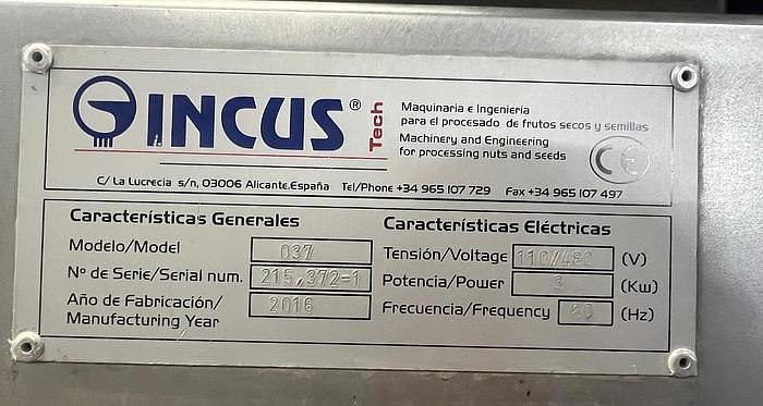 Used USED INCUS S/S BASKET CENTRIFUGE