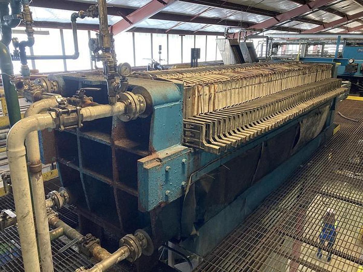 Used 50 CU. FT. JWI FILTER PRESS