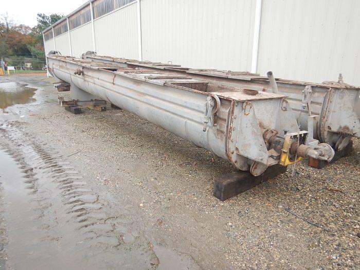 Used 24" x 32' SINGLE SCREW JACKETED COOLING SCREW - C/S