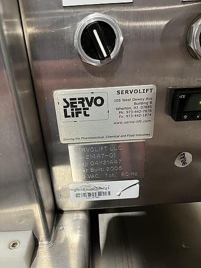 Used SERVOLIFT TABLE-TOP TOTE BLENDER