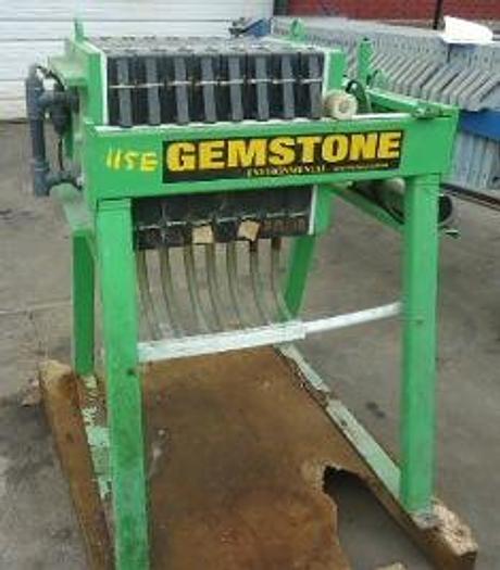 Used 1.5 CU. FT. GEMSTONE ENVIRONMENTAL FILTER PRESS