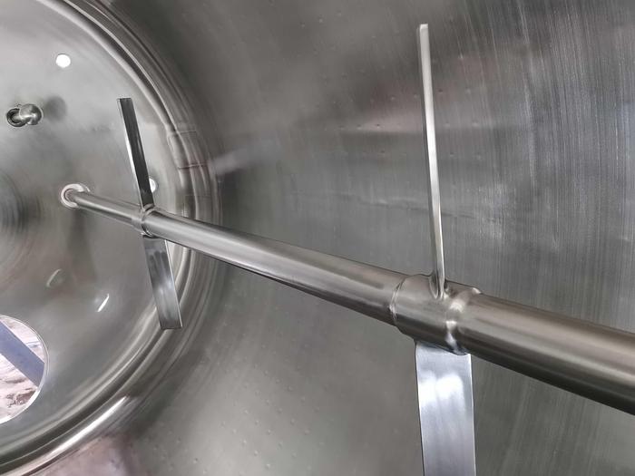 NEW - 1,000 GALLON FULL VACUUM INTERNAL MIX TANK - 316 S/S CONTACTS - 75 PSI JACKET