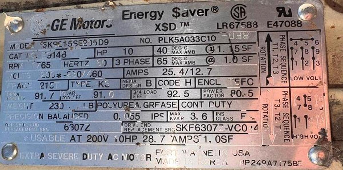 Used 50 CU. FT. STRONG SCOTT RIBBON BLENDER - S/S - 10 HP