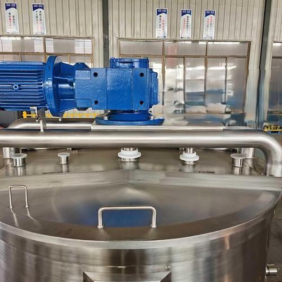 250 GALLON SINGLE MOTION KETTLE WITH FLIGHT BARS - 316 S/S - 90 PSI