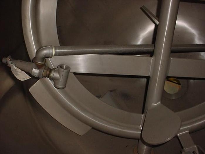 Used 200 GALLON LEE METAL S/S JACKETED KETTLE ANGLED SWEEP