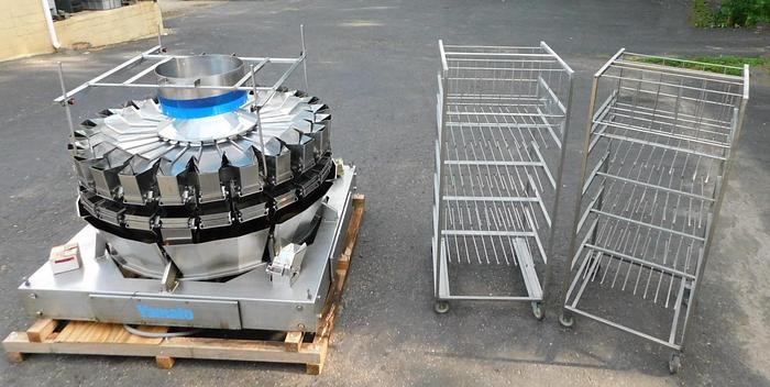 Used YAMATO LMD.  24 STATION HEAD ROTARY DATAWEIGH SCALE MODEL #Adw-524 Sw