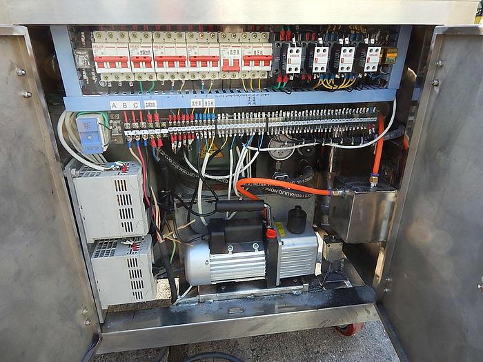 Used LABORATORY VACUUM HOMOGENIZING MIXER - POLISHED S/S - JACKETED