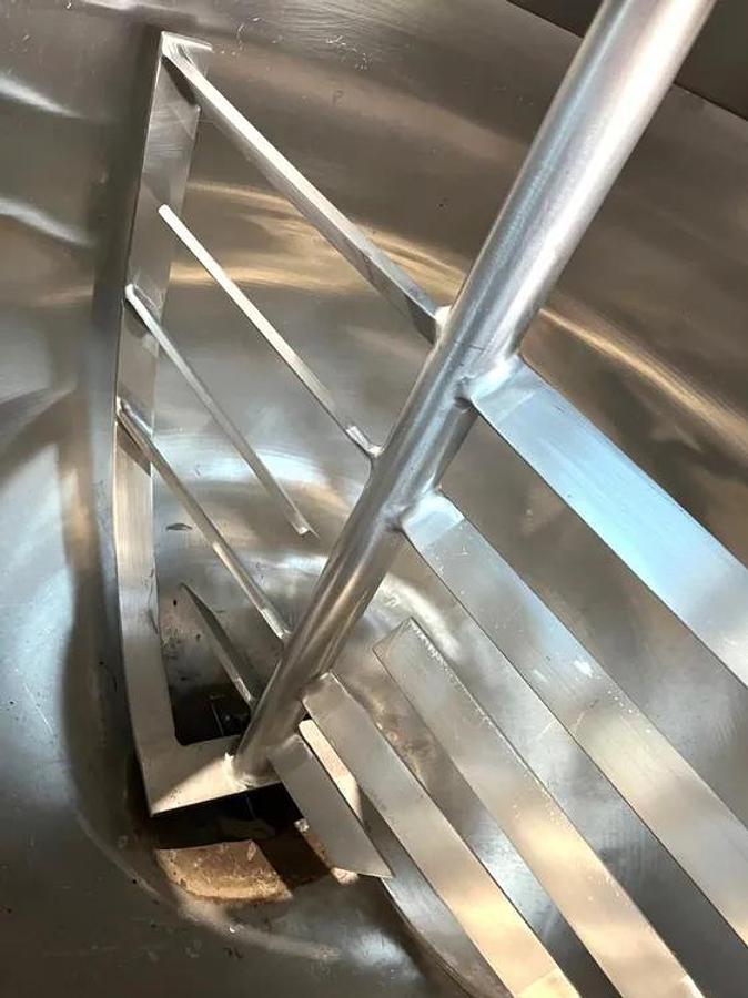 Used 150 GALLON LEE KETTLE WITH SWEEP AGITATION - 316 S/S - 80 PSI JACKET