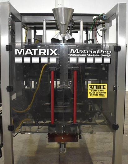 Used MATRIX PACKAGING VERTICAL FORM FILL & SEAL HIGH SPEED MACHINE