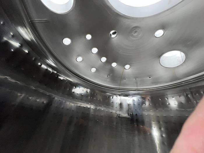 Used 370 GALLON (1400 LITER) T & C AGITATED REACTOR - 316L S/S - JACKETED