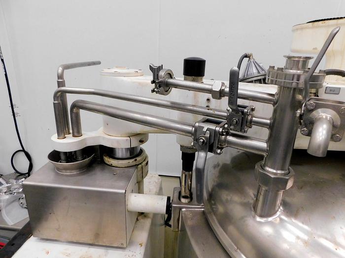 Used 500 LITER KRIEGER TRIPLE MOTION MIXER - 316L S/S - VACUUM - JACKETED