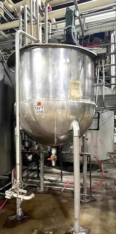 Used 600 GALLON GROEN TWIN ACTION KETTLE - S/S - JACKETED