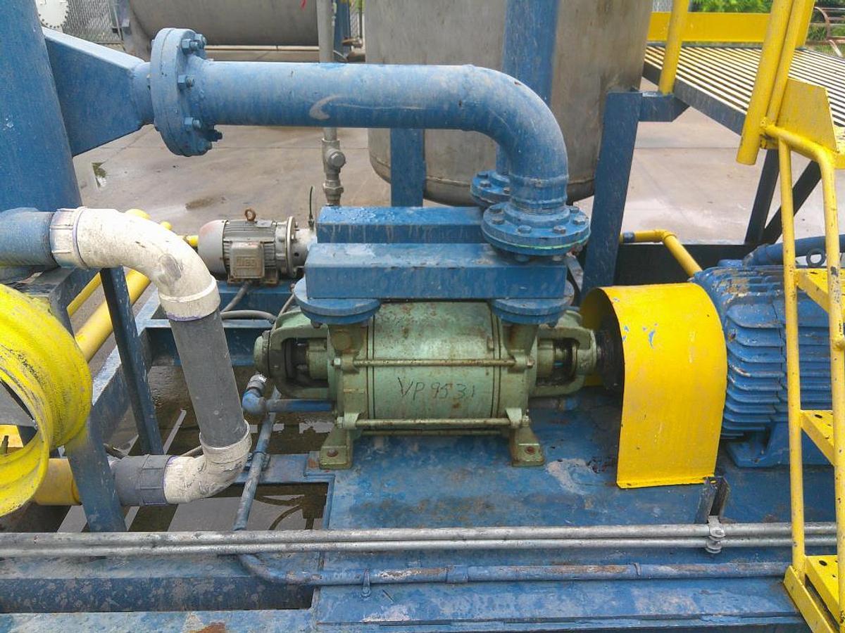 Used 6 FT x 6 FT ALAR ROTARY VACUUM DRUM FILTER - S/S DRUM