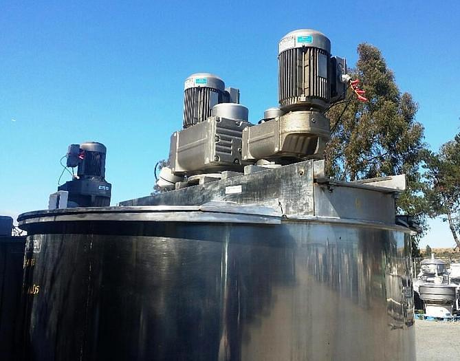 Used 750 GALLON GROEN KETTLE WITH DUAL AGITATION & SCRAPER S/S