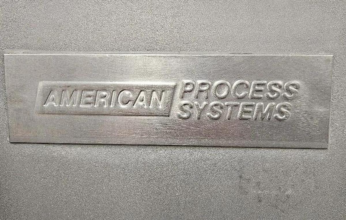 Used 36 CU. FT. AMERICAN PROCESS DOUBLE RIBBON BLENDER - S/S - 5/10 HP