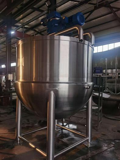 NEW 500 GALLON DOUBLE MOTION KETTLE - 316 S/S - JACKETED