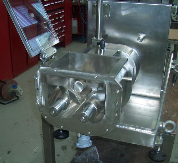 NEW - 3.5 LITER BATTAGGION SIGMA BLADE MIXER - S/S - VACUUM - JACKETED