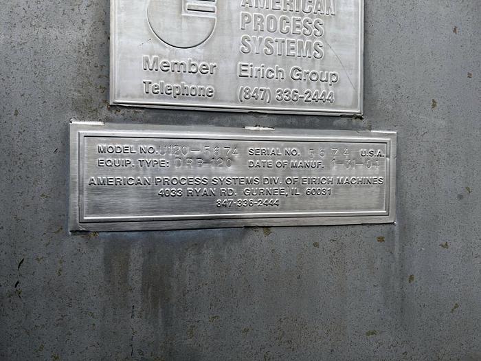 Used 120 CU. FT. AMERICAN PROCESS DOUBLE RIBBON BLENDER - S/S - 100 HP