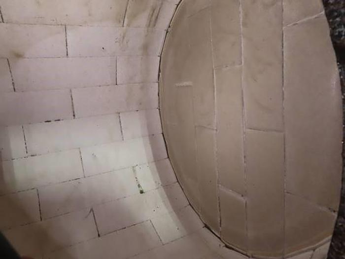 Used 18" x 16" STEVECO LAB PEBBLE MILL - ALUMINA BRICK LINED