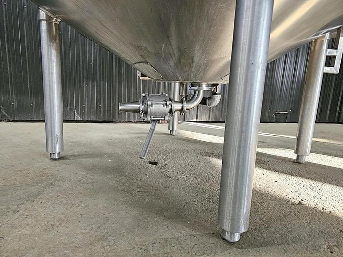 Used 500 GALLON CHESTER JENSEN COOKER COOLER - S/S - JACKETED