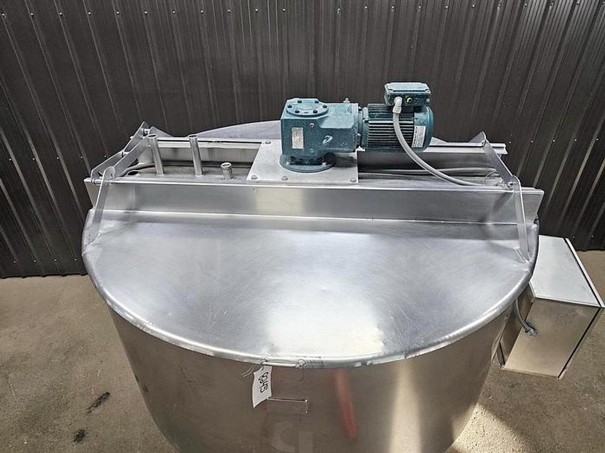 Used 500 GALLON CHESTER JENSEN COOKER COOLER - S/S - JACKETED