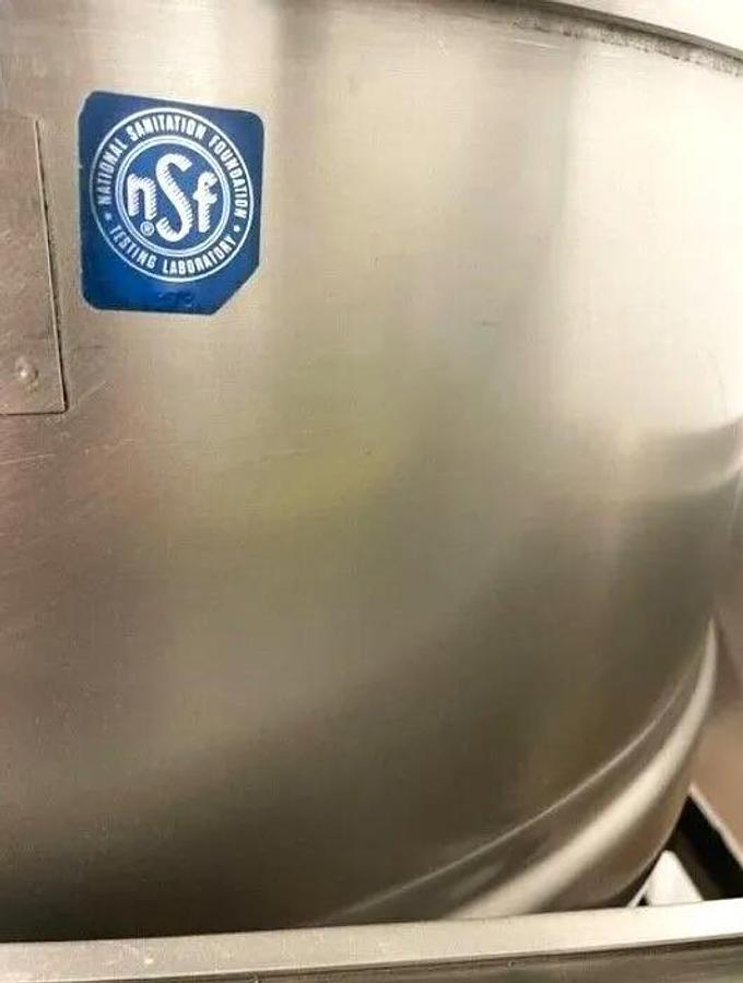 Used DUAL 60 GALLON GROEN TILTING AGITATED KETTLES - 25 PSI