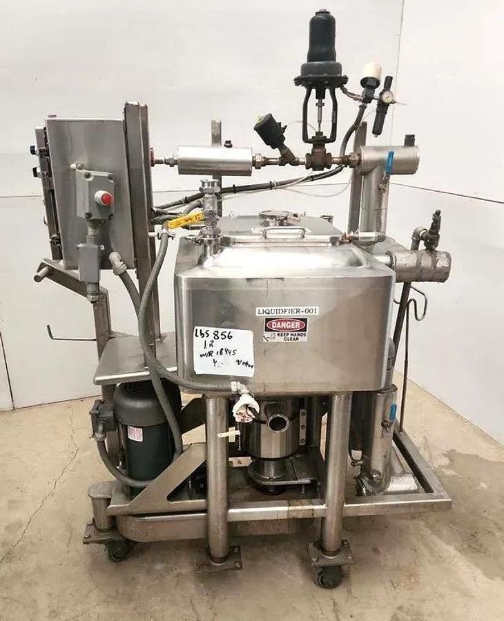 Used 25 GALLON WALKER LIKWIFIER - 316L S/S - JACKETED