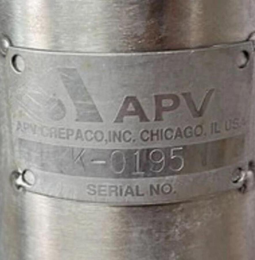 Used 1,000 GALLON APV DISH BOTTOM MIX TANK - SANITARY S/S