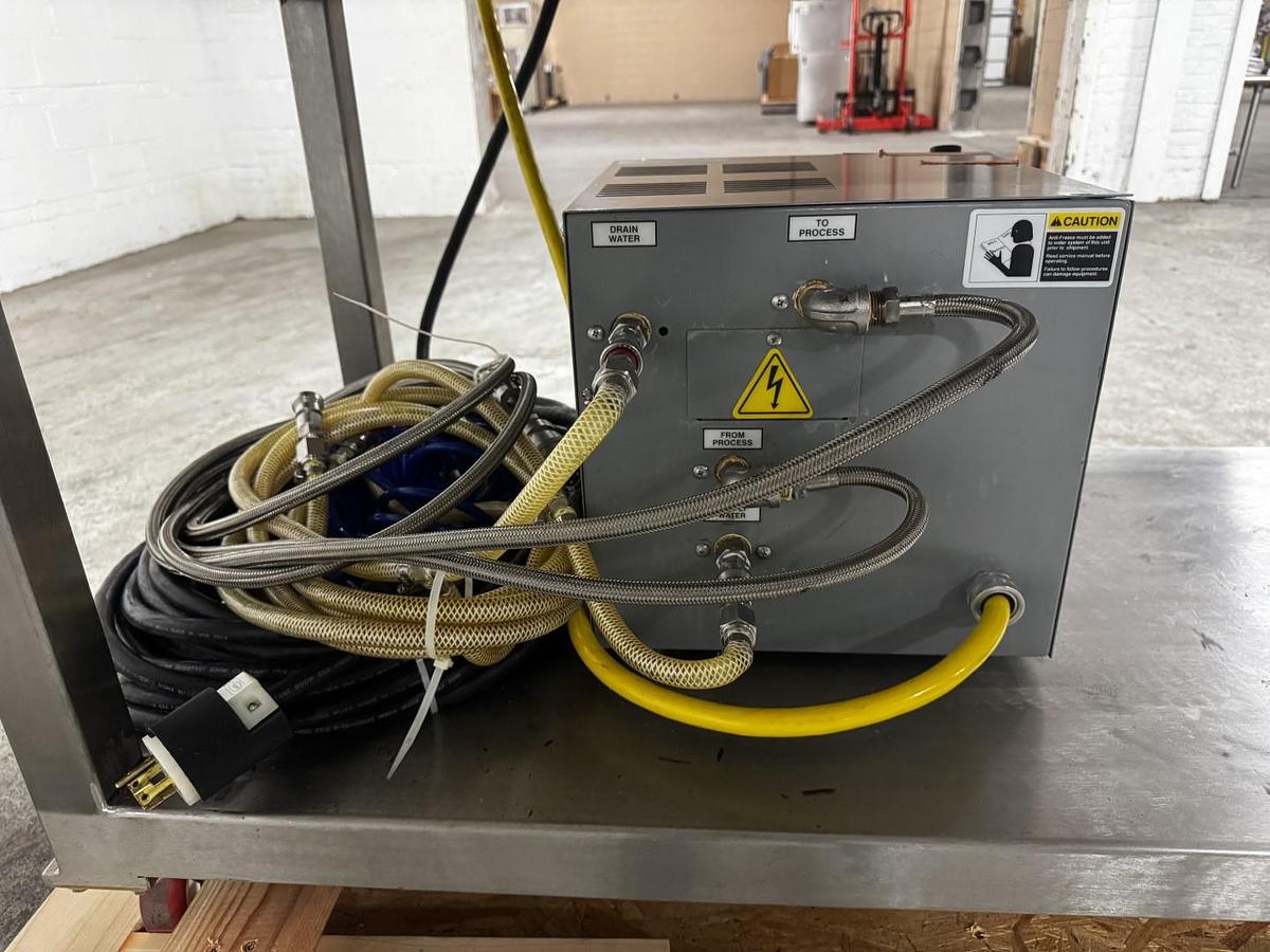 Used 2 GALLON ROSS PLANETARY DISPERSER WITH DISCHARGE RAM - 316L S/S - JACKETED