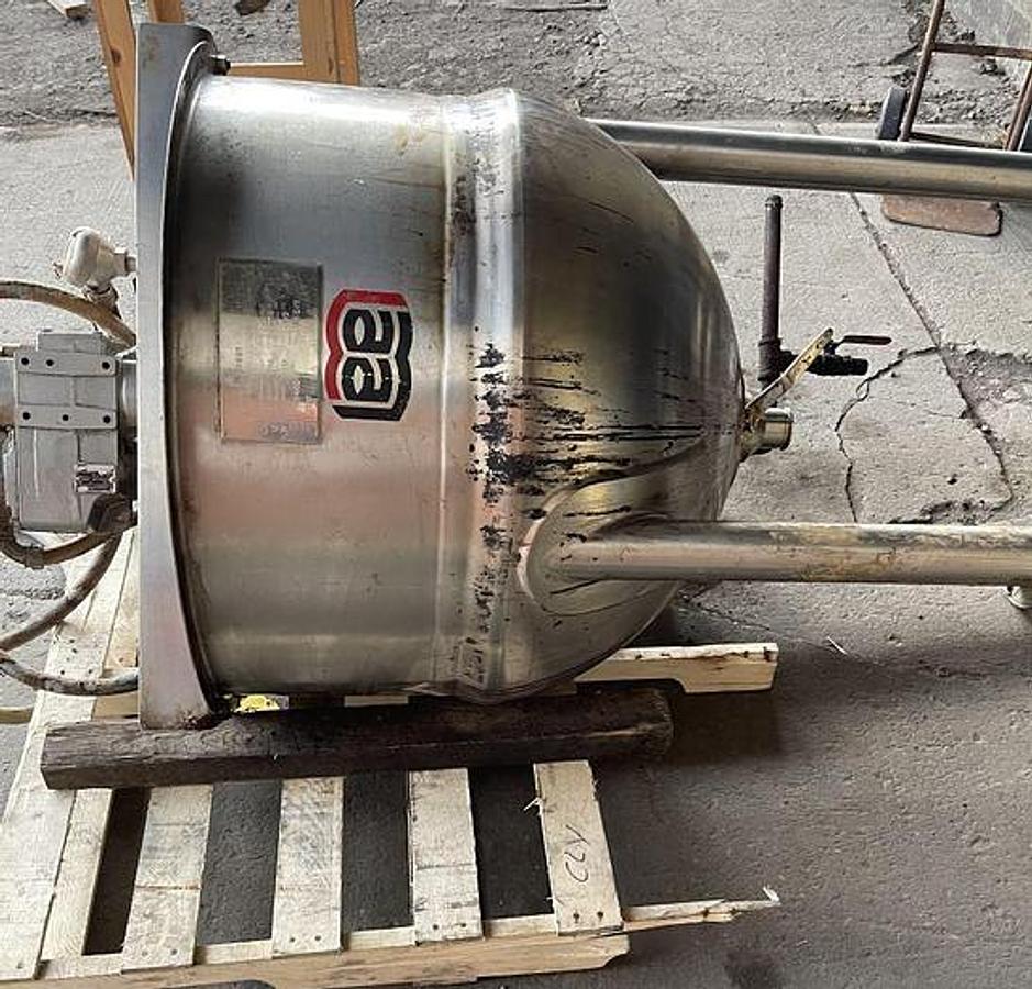 Used 75 GALLON LEE AGITATED KETTLE - S/S - JACKETED