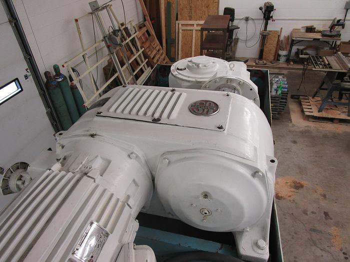 Used 75 GALLON ROSS DOUBLE PLANETARY MIXER - NON-VACUUM WITH (2) SINGLE WALL MIX CANS