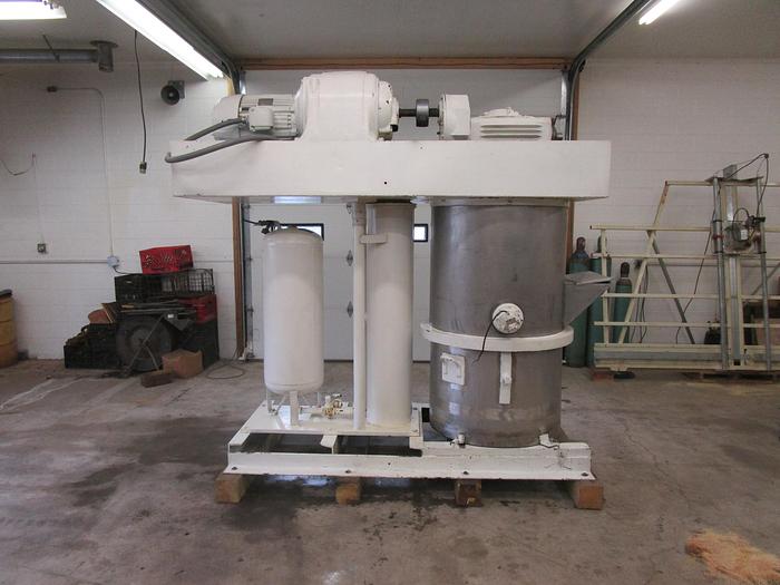 Used 75 GALLON ROSS DOUBLE PLANETARY MIXER - NON-VACUUM WITH (2) SINGLE WALL MIX CANS
