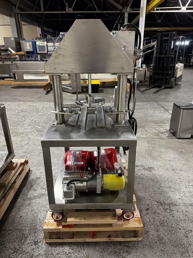 Used 2 GALLON ROSS PLANETARY DISPERSER WITH DISCHARGE RAM - 316L S/S - JACKETED