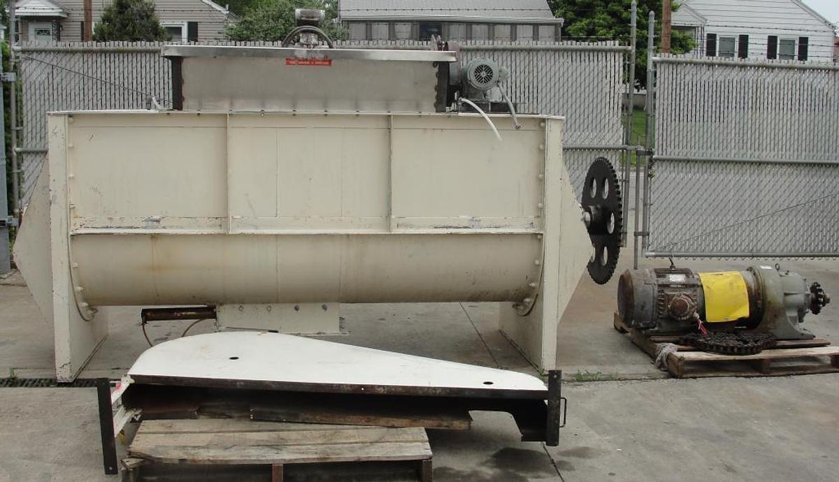 Used 60 CU. FT. DOUBLE RIBBON BLENDER - S/S CLAD - 15 HP