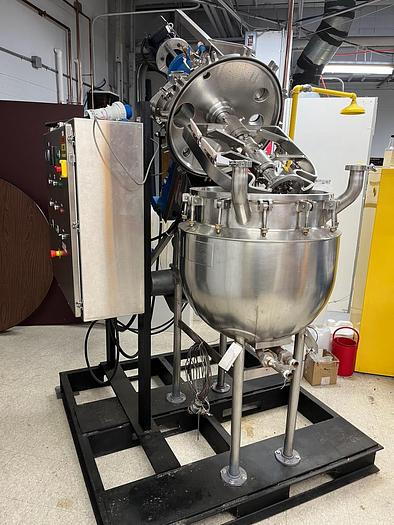 Used 120 LITER / 30 GALLON AGI-MIX KETTLE – S/S – VAC – JKTD