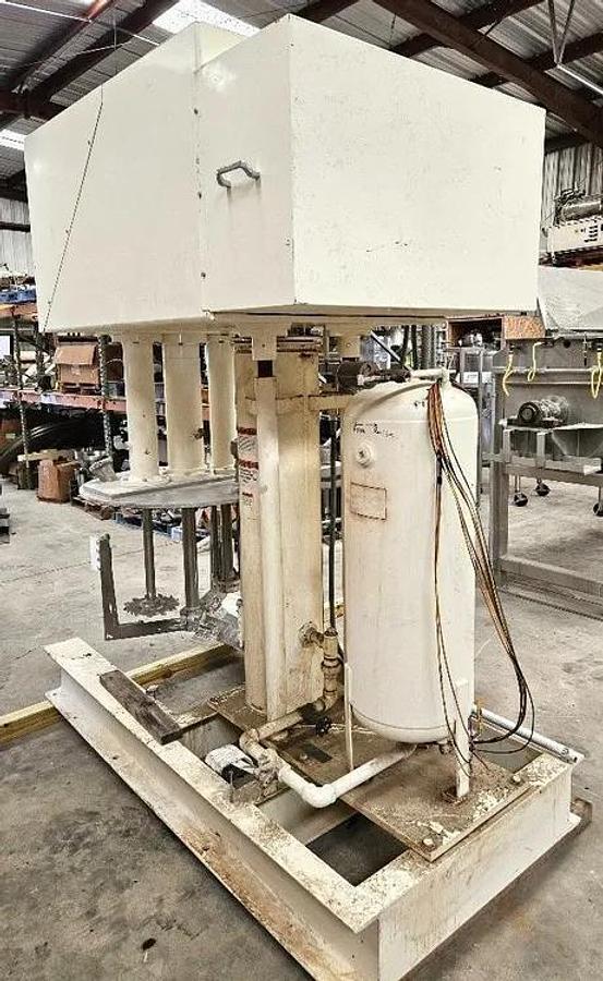 Used 100 GALLON ROSS TRIPLE MOTION MIXER - MODEL PVM-100 - S/S - VACUUM - JACKETED