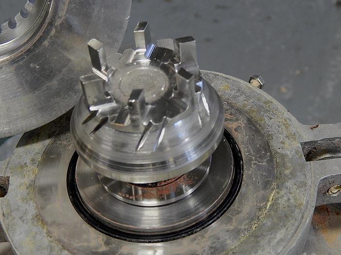 Used GREERCO VERTICAL COLLOID MILL - MODEL W-250-V - ALL S/S