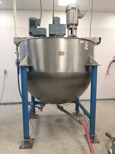 Used 600 GALLON LEE TRIPLE MOTION KETTLE - 40 PSI JACKET
