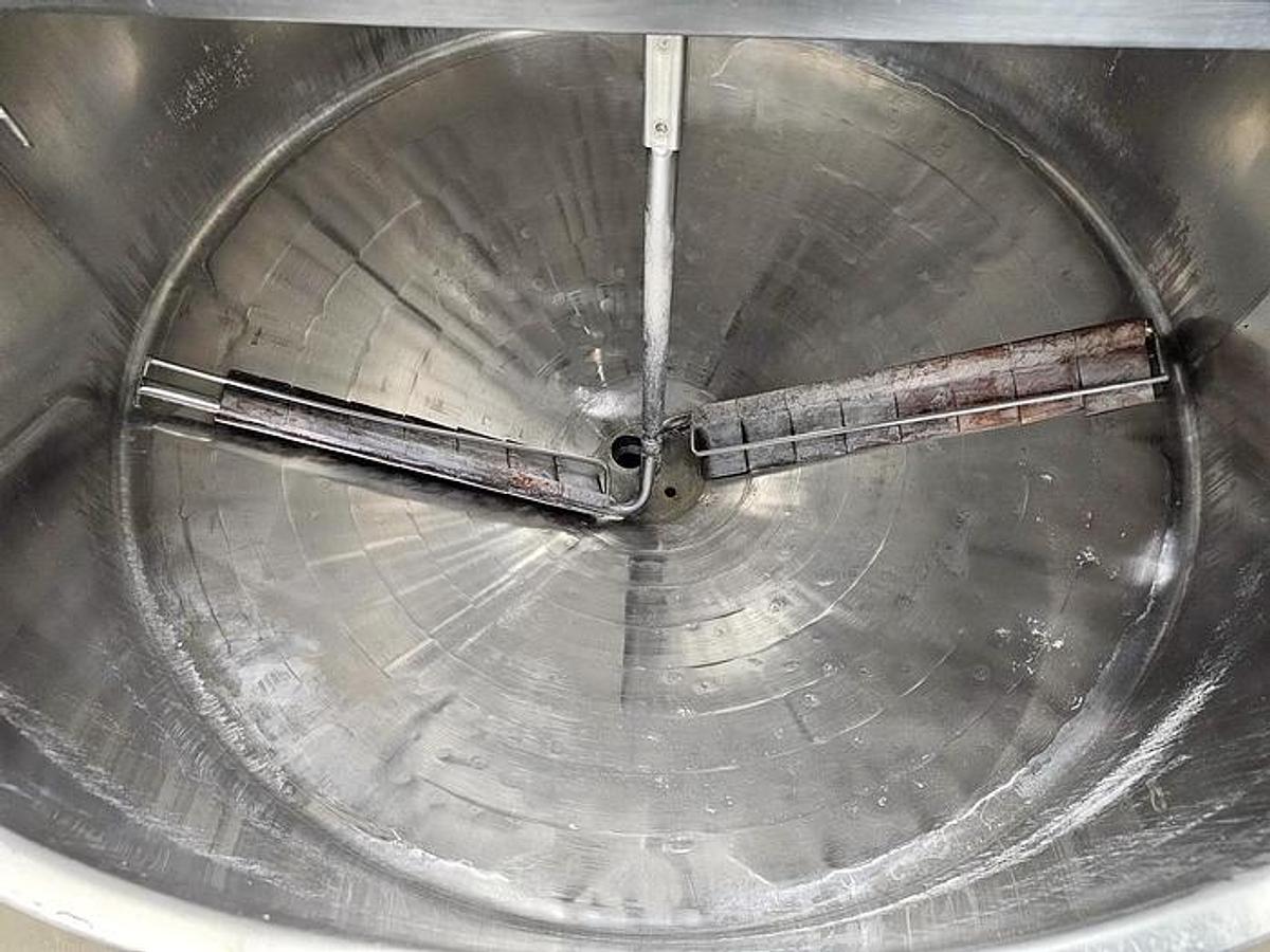 Used 500 GALLON CHESTER JENSEN COOKER COOLER - S/S - JACKETED
